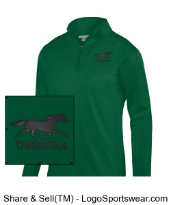 Youth Wicking Fleece Pullover Design Zoom